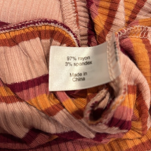 Lane Bryant pinkish stripe shirt 22-24 - new with tags - Picture 4 of 4